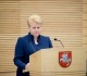Lietuvos Respublikos Prezidentės Dalios Grybauskaitės metinis pranešimas